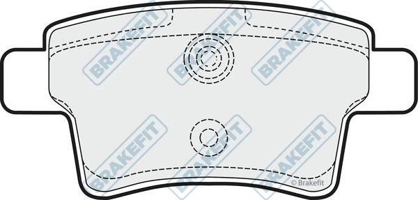 APEC BRAKING Комплект тормозных колодок, дисковый тормоз PD3212